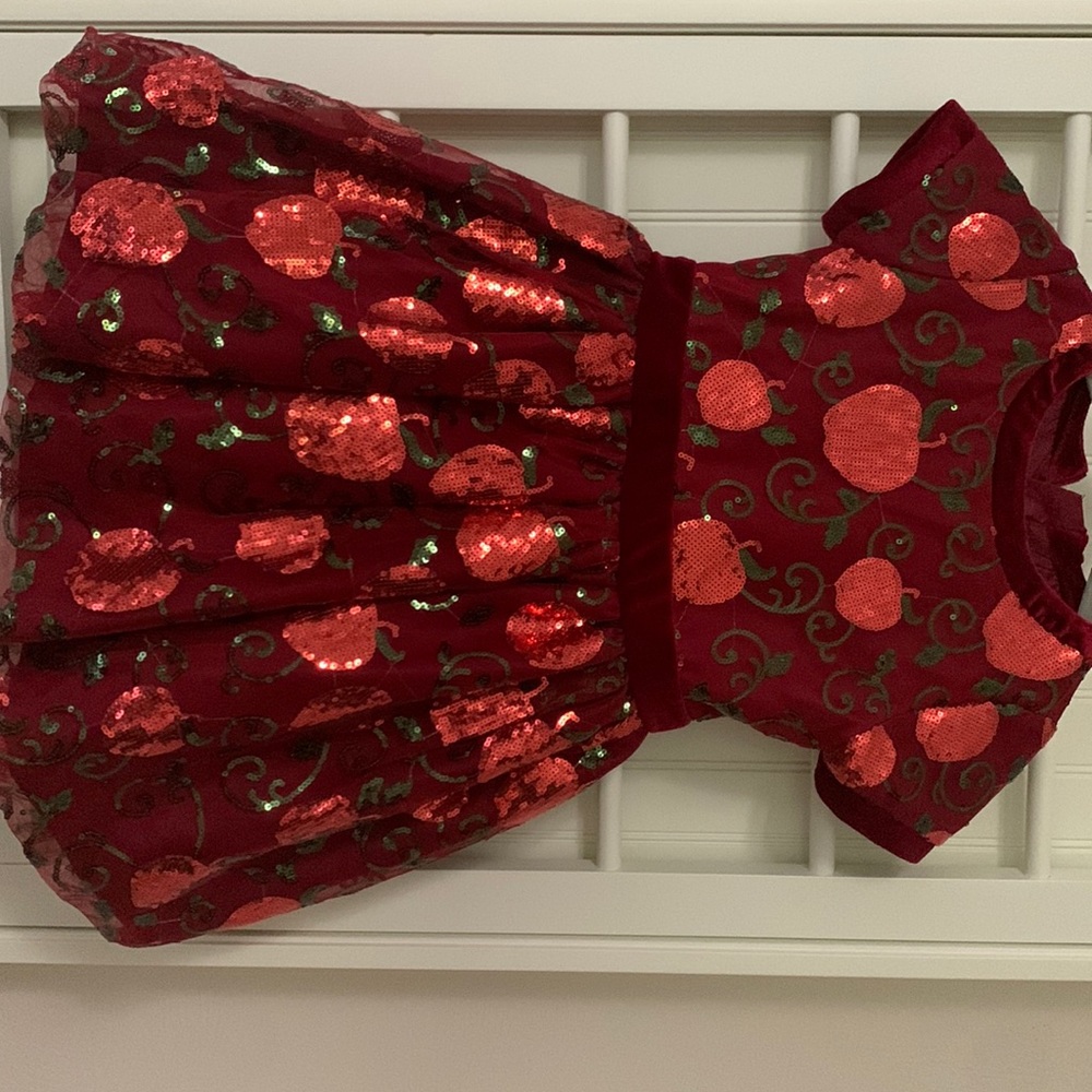 Disney princess collection sequin Snow White apple dress size 4